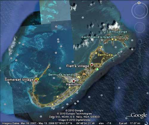 Map Of Bermuda Gtcv 